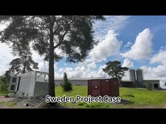 Sistema de armazenamento de energia de bateria em recipiente