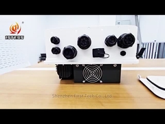 Inversor solar com duplo MPPT e IP65 para sistemas externos de alta tensão