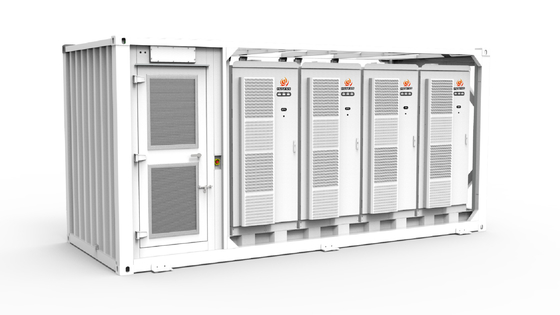 Sistema de armazenamento de energia de bateria em recipiente de controlo remoto 400 V - 800 V