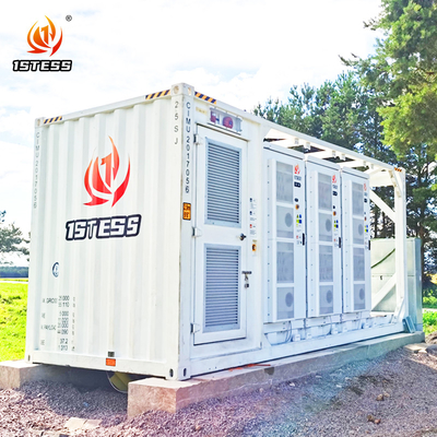 Contêiner BESS de monitorização e controle remoto com capacidade de bateria de 1MWh 5MWh 10MWh personalizado