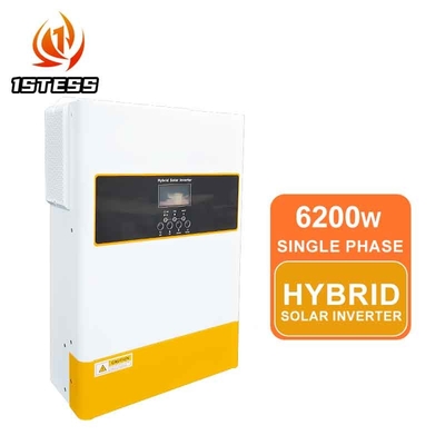 Voltagem de saída nominal 48V 120A MPPT Ondas sinusoidais puras Inverter híbrido solar 5.5KW 6.2KW