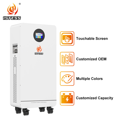 15.36Kwh Lifepo4 Bateria 51.2v 300Ah Roda-Modelo Bateria do Sistema de Armazenamento de Energia para Casa