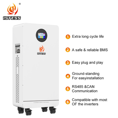 15.36kwh 51.2V 300Ah LiFePO4 bateria de lítio RESIDENTIAL ESS sistema de armazenamento de energia de bateria
