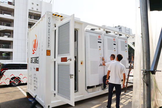 Container de bateria integrado personalizado 1000kw 1000kwh 1mw 1mwh BEss