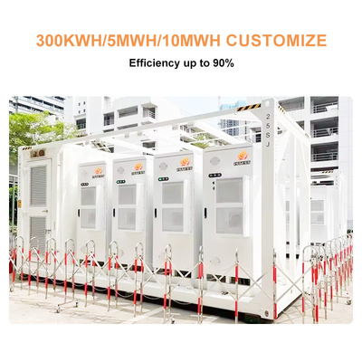 Sistema de bateria de armazenamento de energia em recipiente 1mwh 2mwh 3mwh 4mwh 5mwh LiFePO4 ESS Sistema de bateria tudo em um