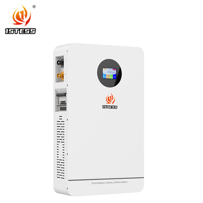 Bateria de lítio Lifepo4 montada na parede 5.12kWh 300Ah Bateria de armazenamento de energia solar doméstica