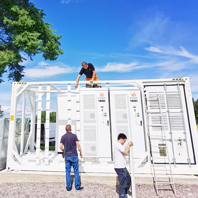 Sistema de armazenamento de energia por bateria OEM 1mw Off Grid Sistema de energia solar BESS Container