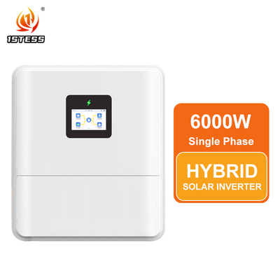 Inversor híbrido de baixa tensão de fase única ECO IP65 48V 6kw Inversor híbrido solar MPPT On/Off Grid 48V 6kw Inversor híbrido solar