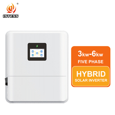 IP65 Fase única 48V 3KW 3.6KW 4.6KW 5KW Inversor solar duplo MPPT On/Off Grid Pure Sine Wave 48V 6kw Inversor solar híbrido