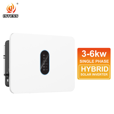 360V 3kw 4.6kw Inverter híbrido de fase única IP66 5kw 6kw Inverter solar híbrido On/Off Grid 360V 3.6kw Inverter solar com MPPT