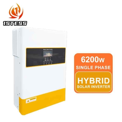6.2kW Inverter Solar de Fase Única Bateria de 48V Alta Tensão MPPT Proteção Puro de Ondas Sinus PC