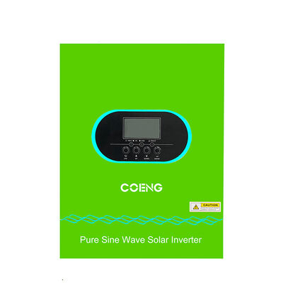 Inversor solar híbrido de onda senoidal pura de 3,5kw 5,5kw 6,2kw fora da rede monofásico 24V 48V MPPT com carga flutuante