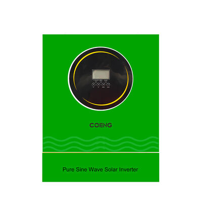 Inversor Solar Híbrido 48V 5.5kw 6.2kw Off Grid Monofásico Onda Senoidal Pura com Ativação de Bateria de Lítio e Carregador Solar MPPT Integrado