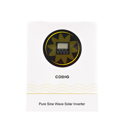 Inversor solar híbrido monofásico de 48V 5.5kw 6.2kw Off Grid Onda Senoidal Pura MPPT para Eletrodomésticos e Uso em Computadores Pessoais