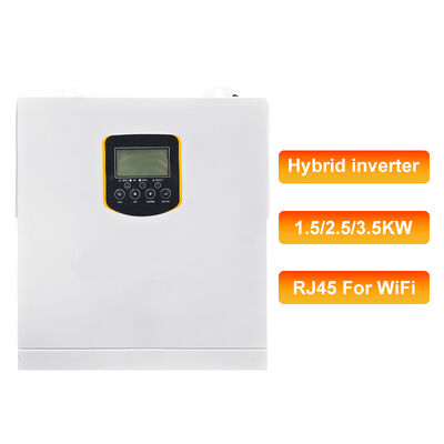 2500W 24V e 3500W 24V Inverter Solar Híbrido Onda Sinal Pura MPPT Fase Única Off Grid 500Vdc Alta Entrada para Fazenda