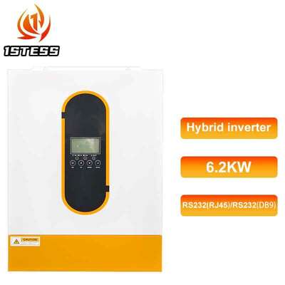 48V 6200W Pure Sine Wave Off Grid Inverter de fase única MPPT 6500W Entrada solar Alta tensão para casa e escritório