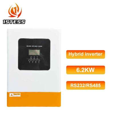 48V 5.5kW Off Grid Inverter híbrido de fase única onda senoide pura MPPT 60-500V Alta tensão PV Entrada 500Vdc Max
