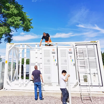 Armazenamento de energia de recipiente modular 400-800kW para barbear e estabilizar picos de rede